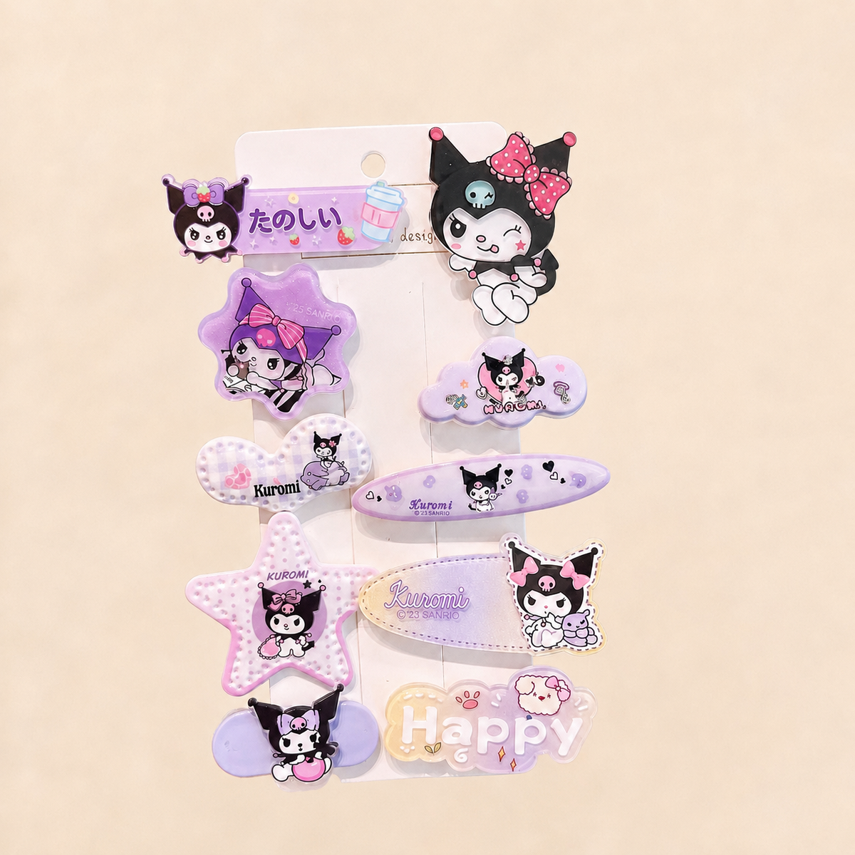 Cute Character Hair Accessories Gift Set