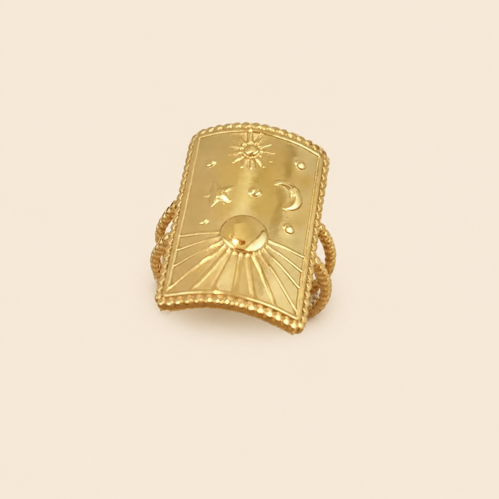 Assorted 3-Piece Gold Ring Set – Tarnish-Free