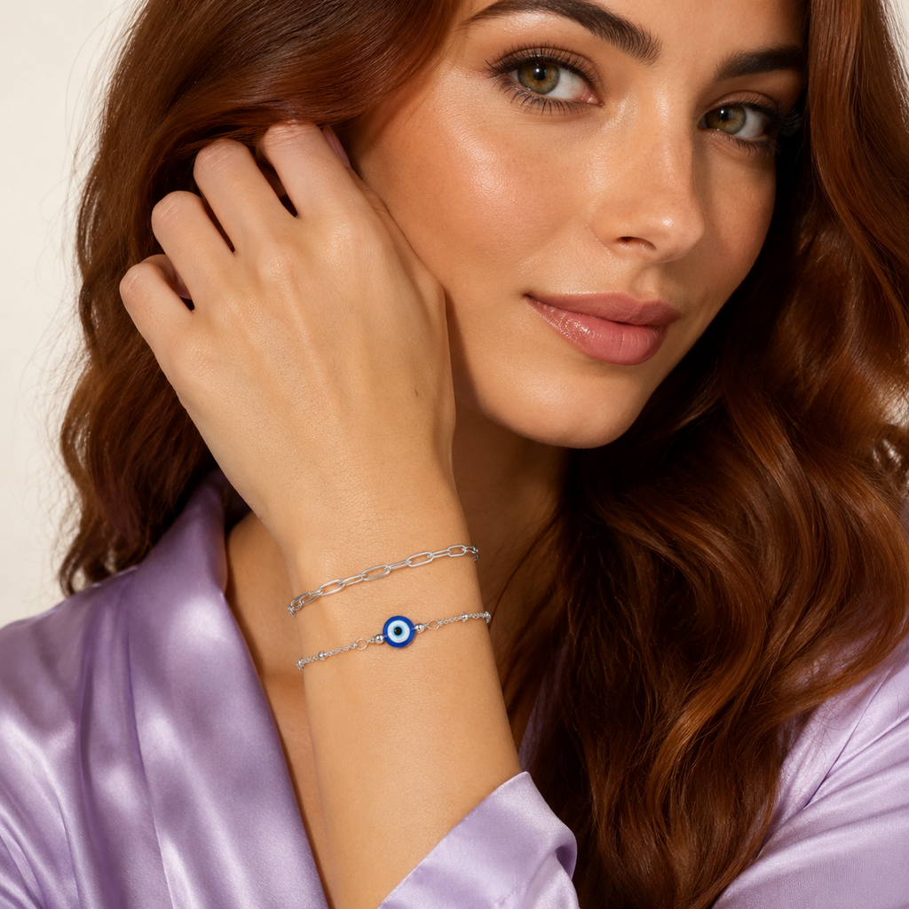 Evil Eye Bracelet Set of 2