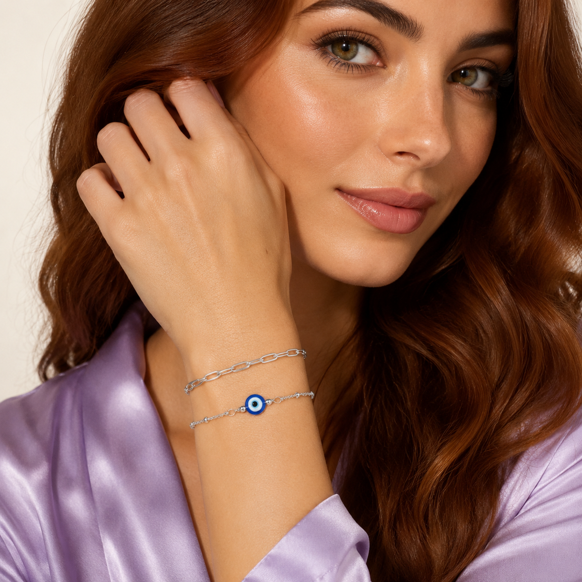 Evil Eye Bracelet Set of 2