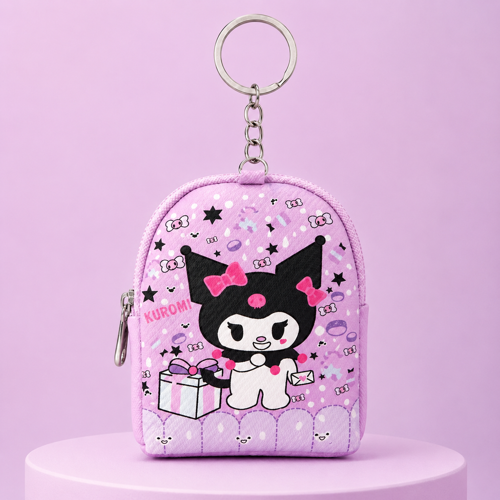 Mini Character Coin Purse Keychains