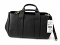 Michael Kors Black Signature Logo Satchel Crossbody Bag