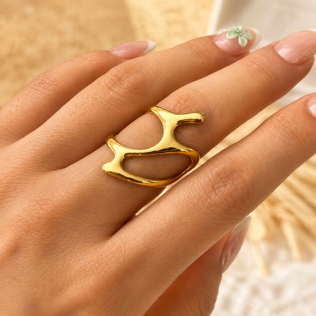 Assorted Gold Ring Set – Choose 3 Rings or Complete 10-Piece Collection