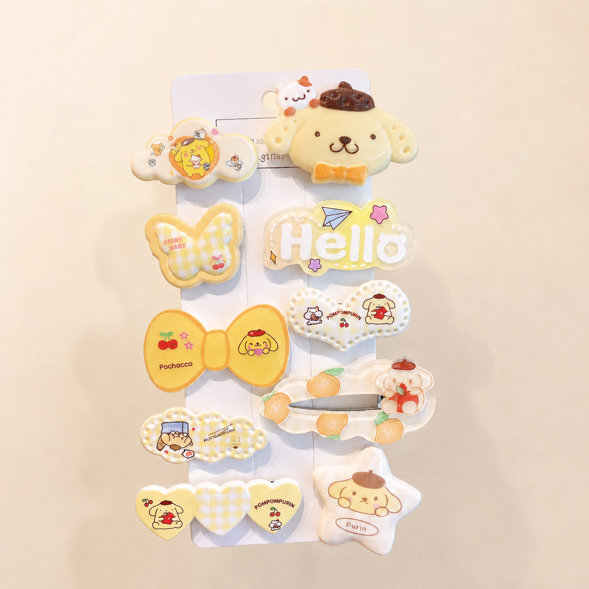 Cute Character Hair Accessories Gift Set