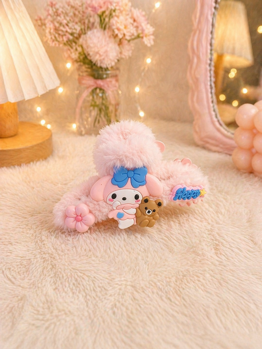 Kawaii Plush Hair Claw Clip