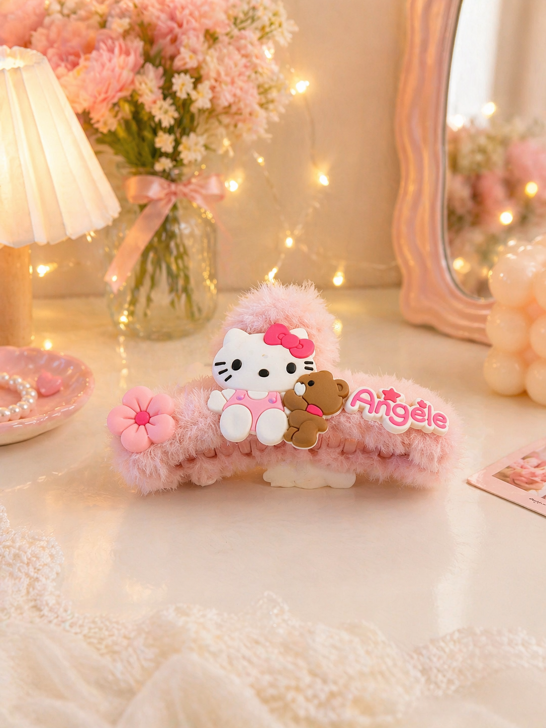 Kawaii Plush Hair Claw Clip