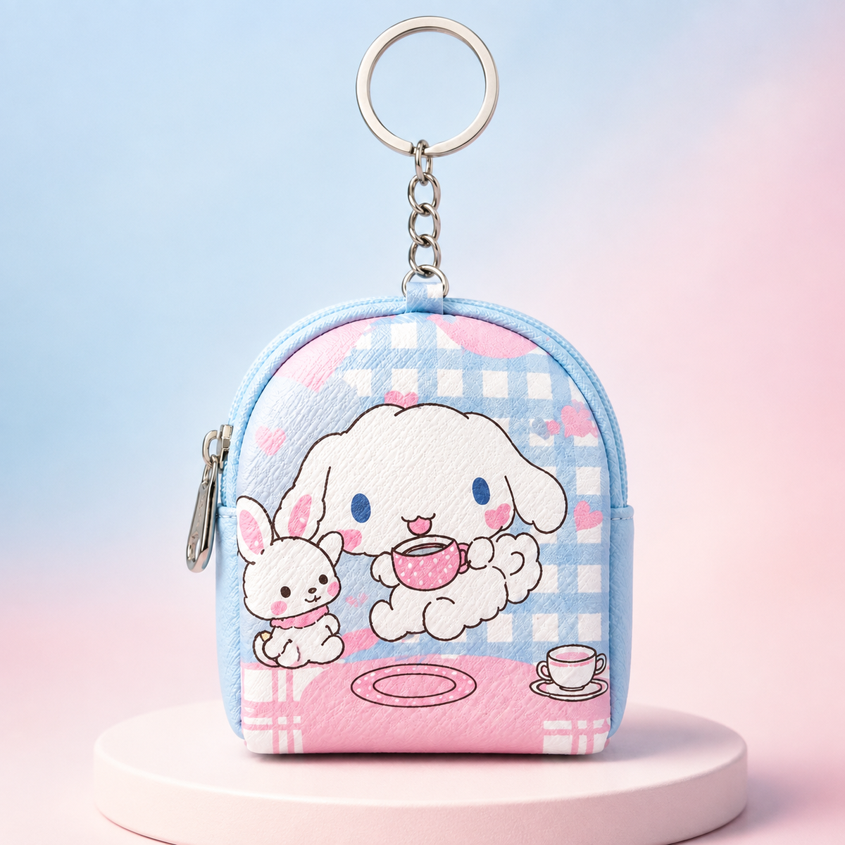 Mini Character Coin Purse Keychains