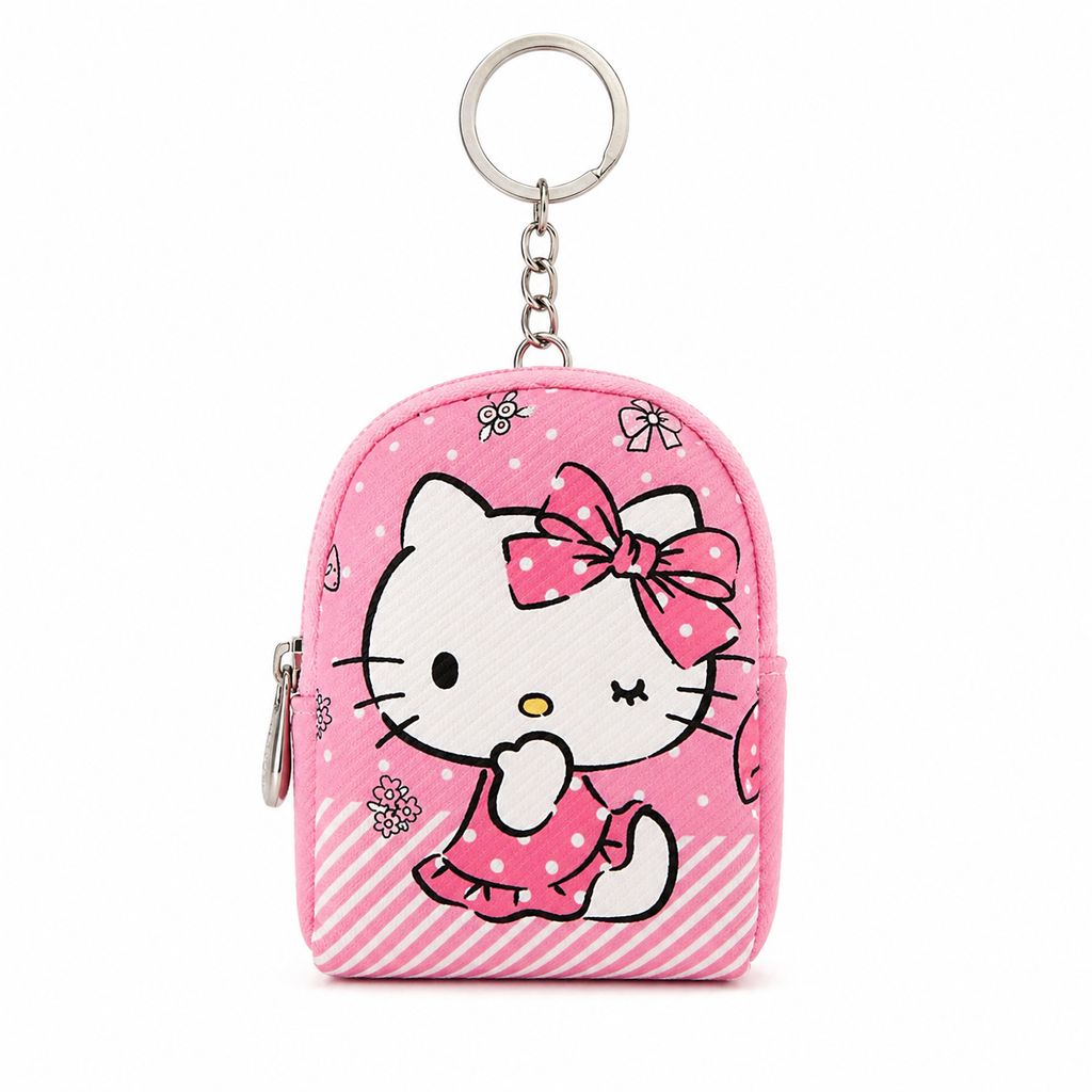 Mini Character Coin Purse Keychains