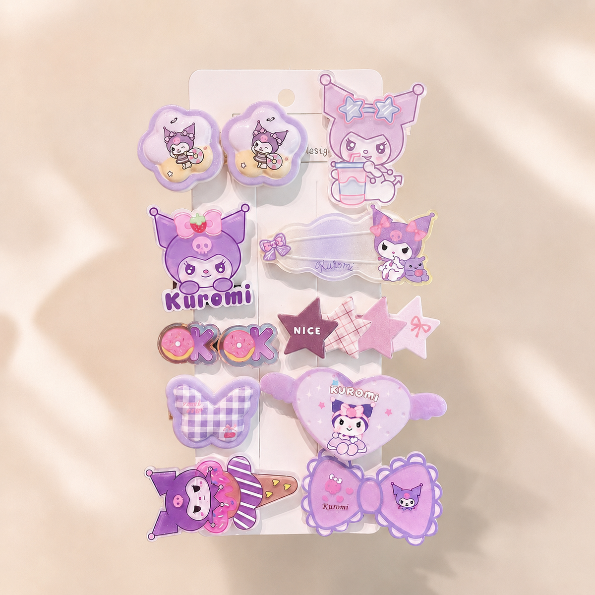 Cute Character Hair Accessories Gift Set