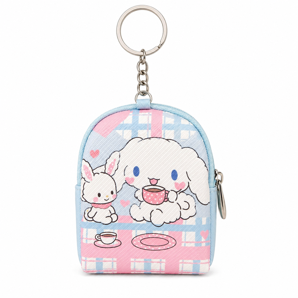 Mini Character Coin Purse Keychains