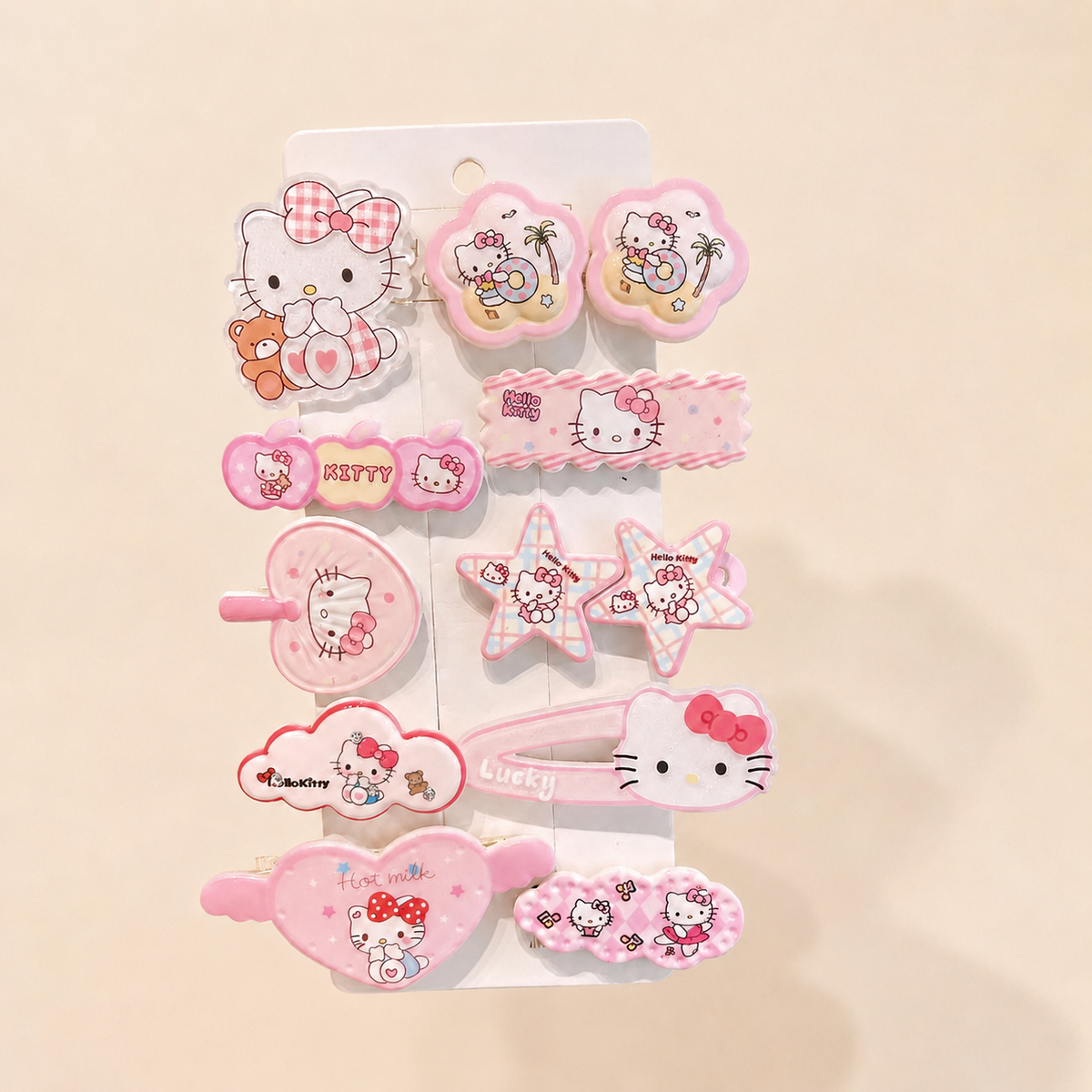 Cute Character Hair Accessories Gift Set