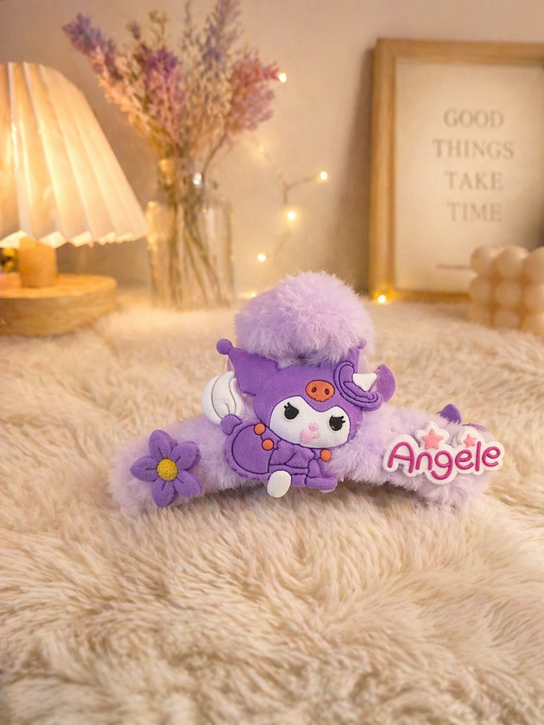 Kawaii Plush Hair Claw Clip