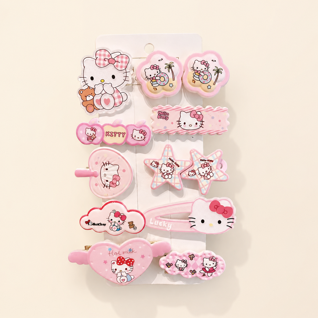 Cute Character Hair Accessories Gift Set