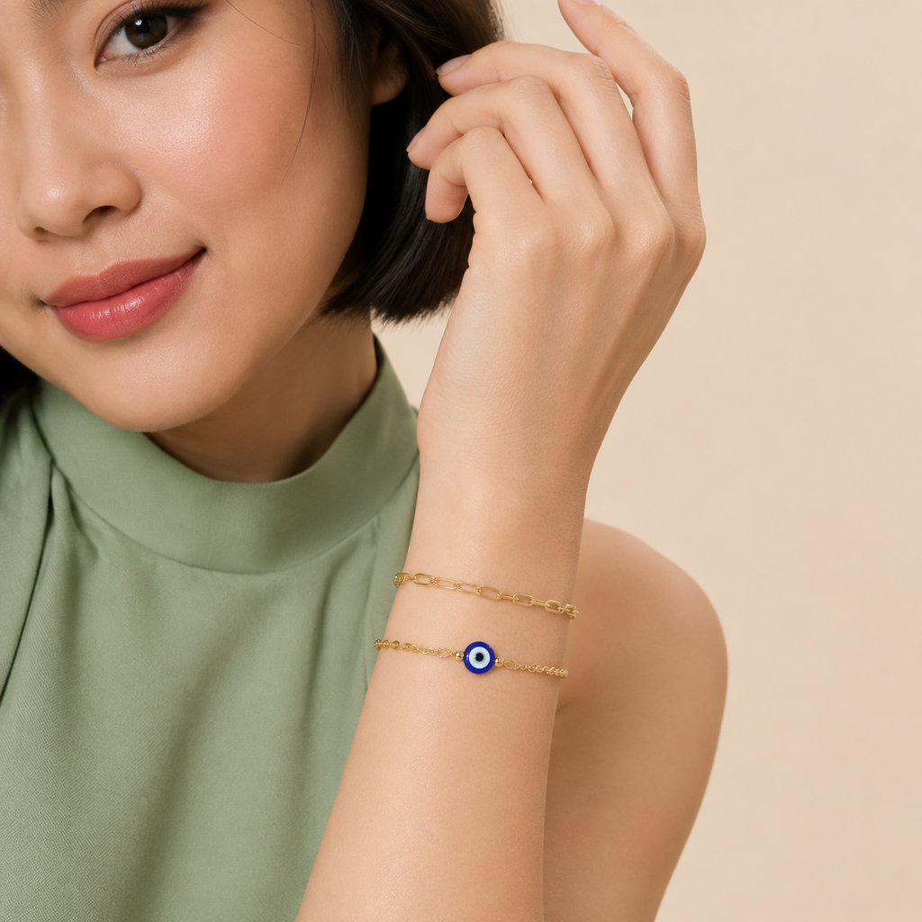 Evil Eye Bracelet Set of 2