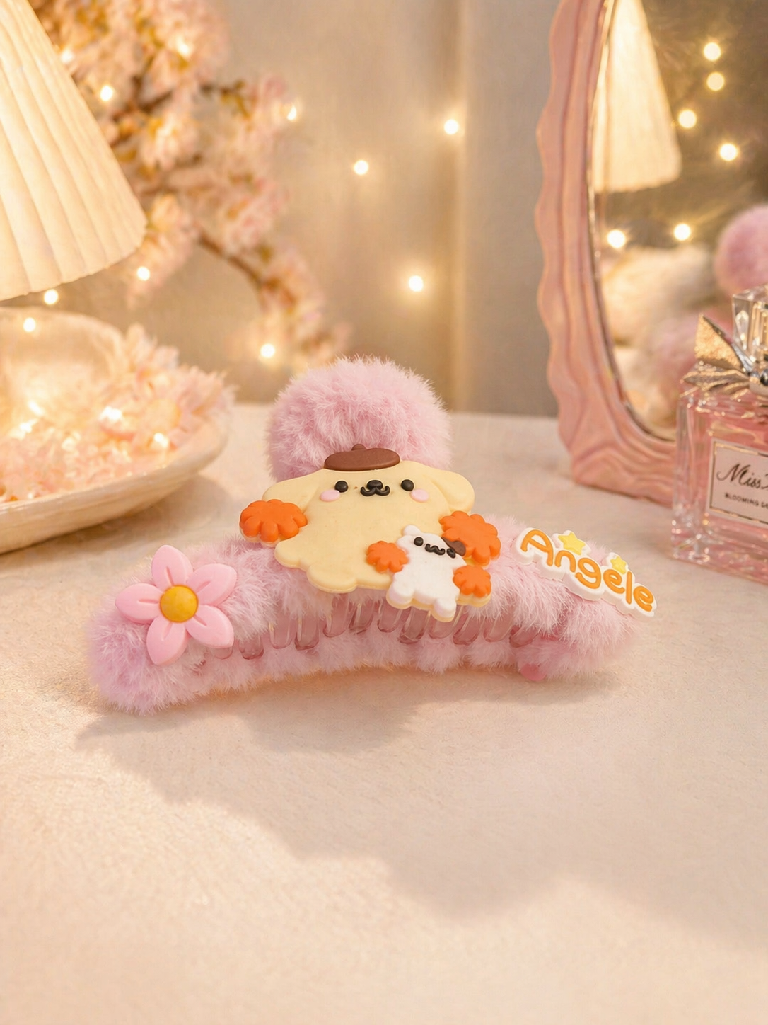 Kawaii Plush Hair Claw Clip