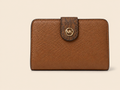 Michael Kors Women’s Wallet – Vanilla Trifold & Brown Bifold