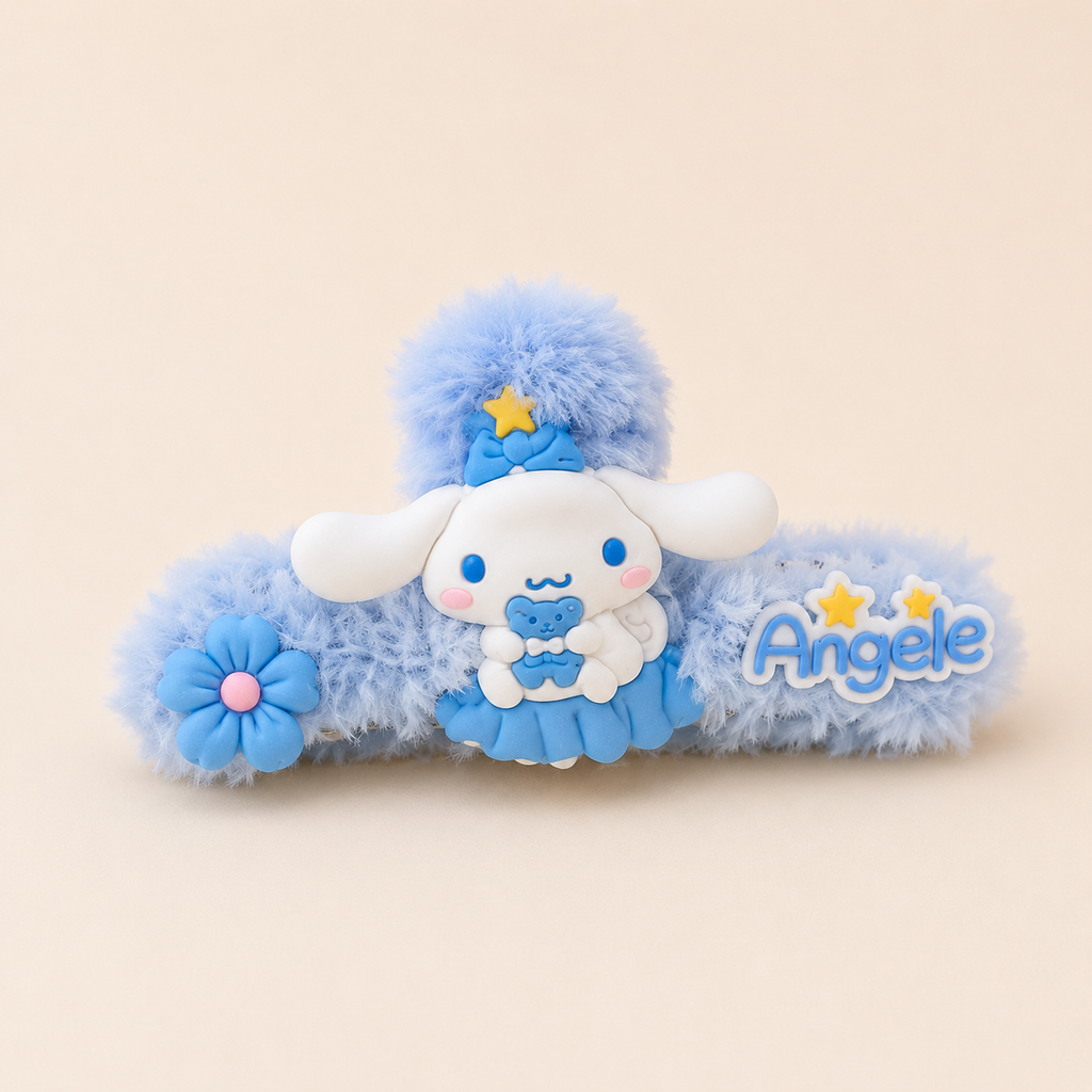 Kawaii Plush Hair Claw Clip