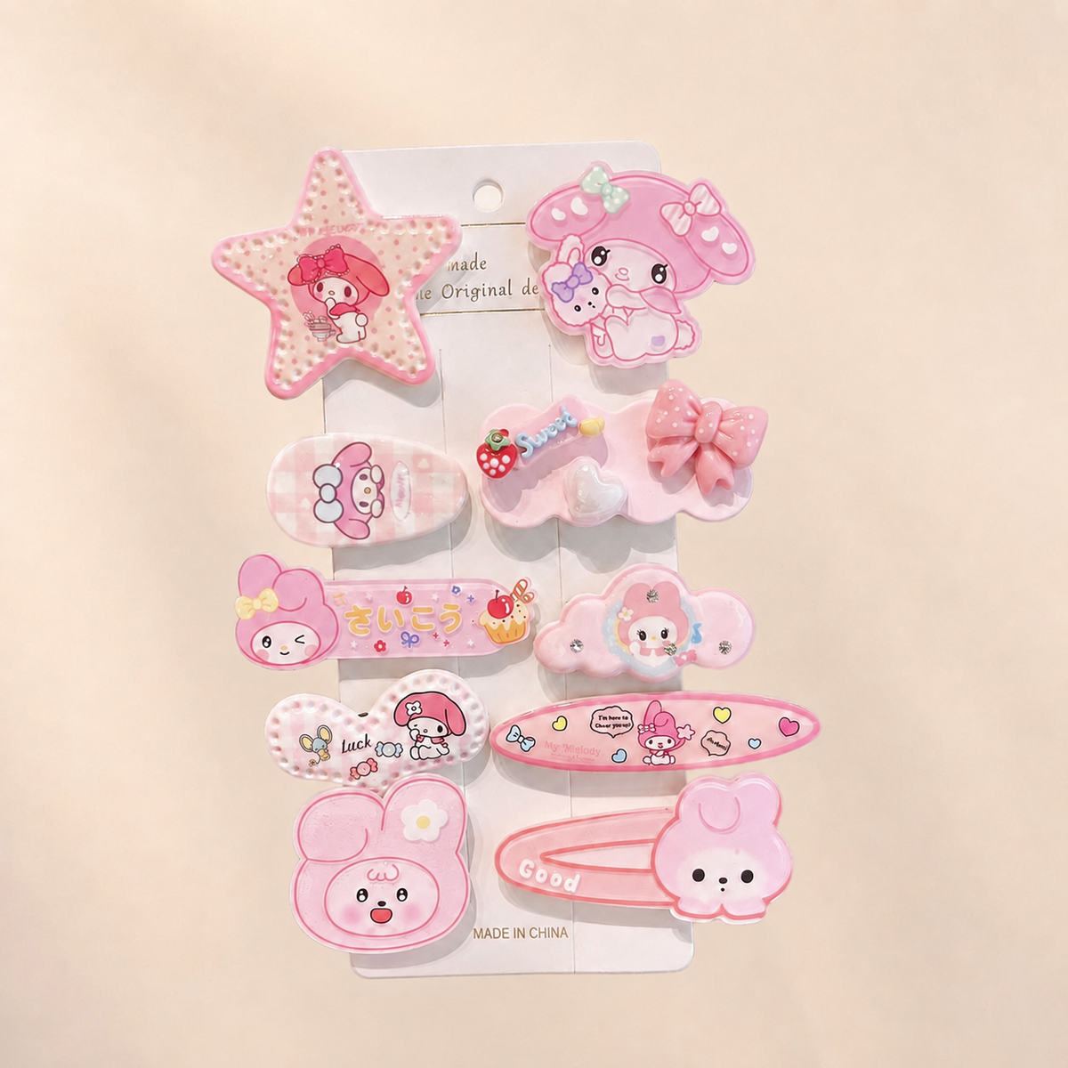 Cute Character Hair Accessories Gift Set