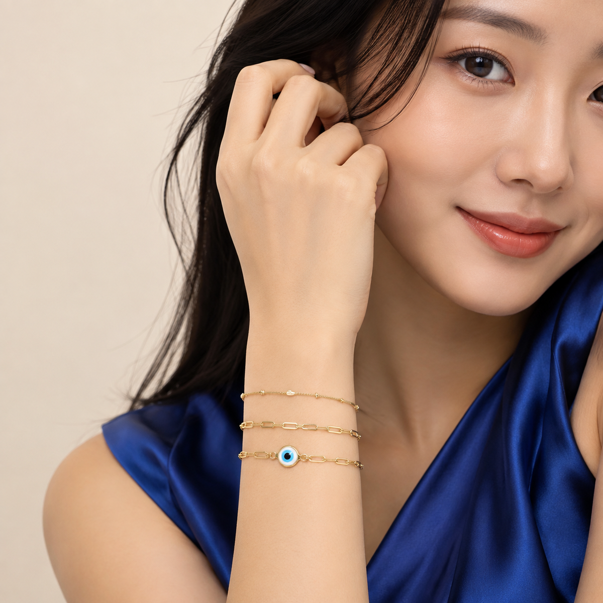 Evil Eye Bracelet Set of 2