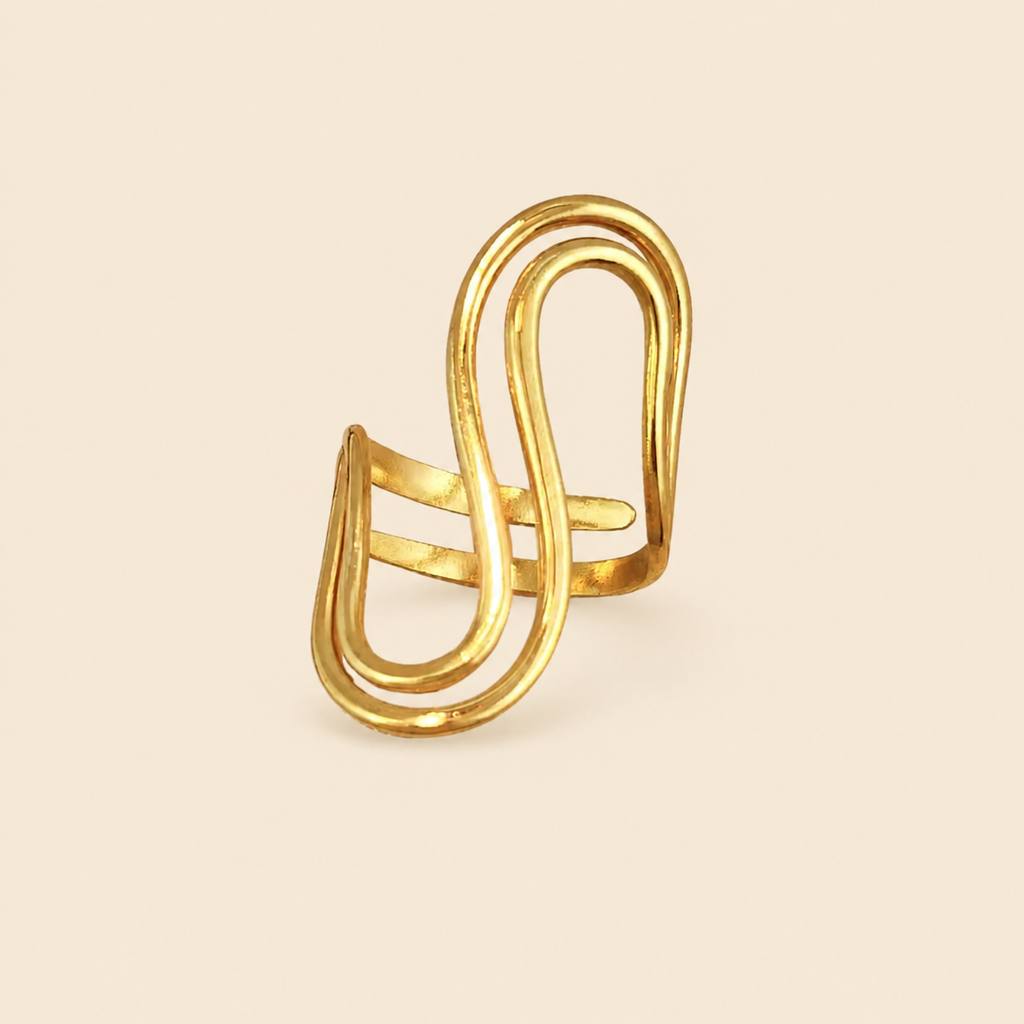 Assorted 3-Piece Gold Ring Set – Tarnish-Free