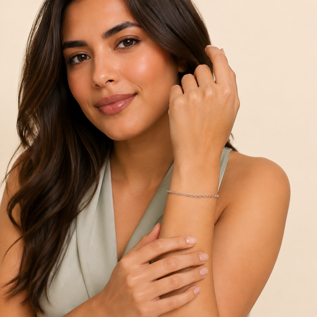 Stainless Steel Chain Bracelet | Tarnish-Free | Maison Noir by Mirl