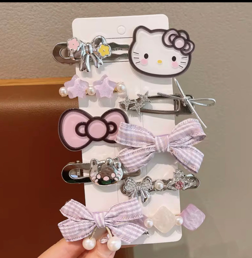 Cute Character Hair Accessories Gift Set