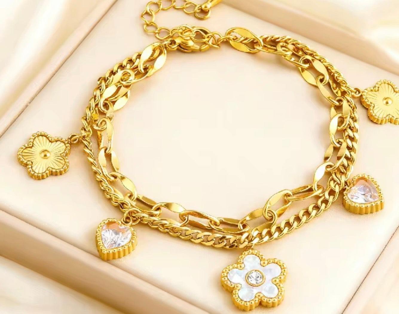 Tarnish-Free Stainless Steel Chain Bracelet | Maison Noir by Mirl