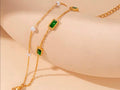 Green & White Clover Bracelet | Maison Noir by Mirl – additional view 14