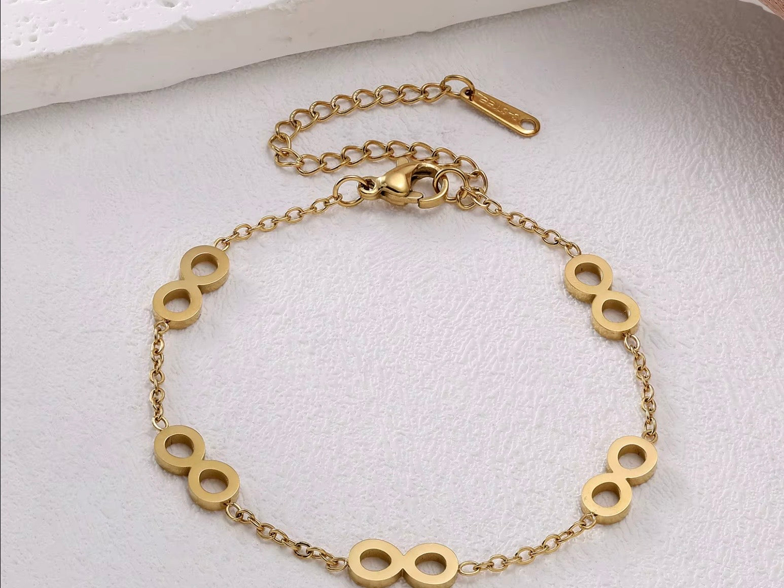 18K Gold Plated Infinity Jewelry Set