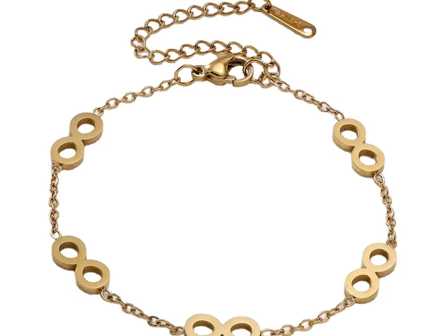 18K Gold Plated Infinity Jewelry Set