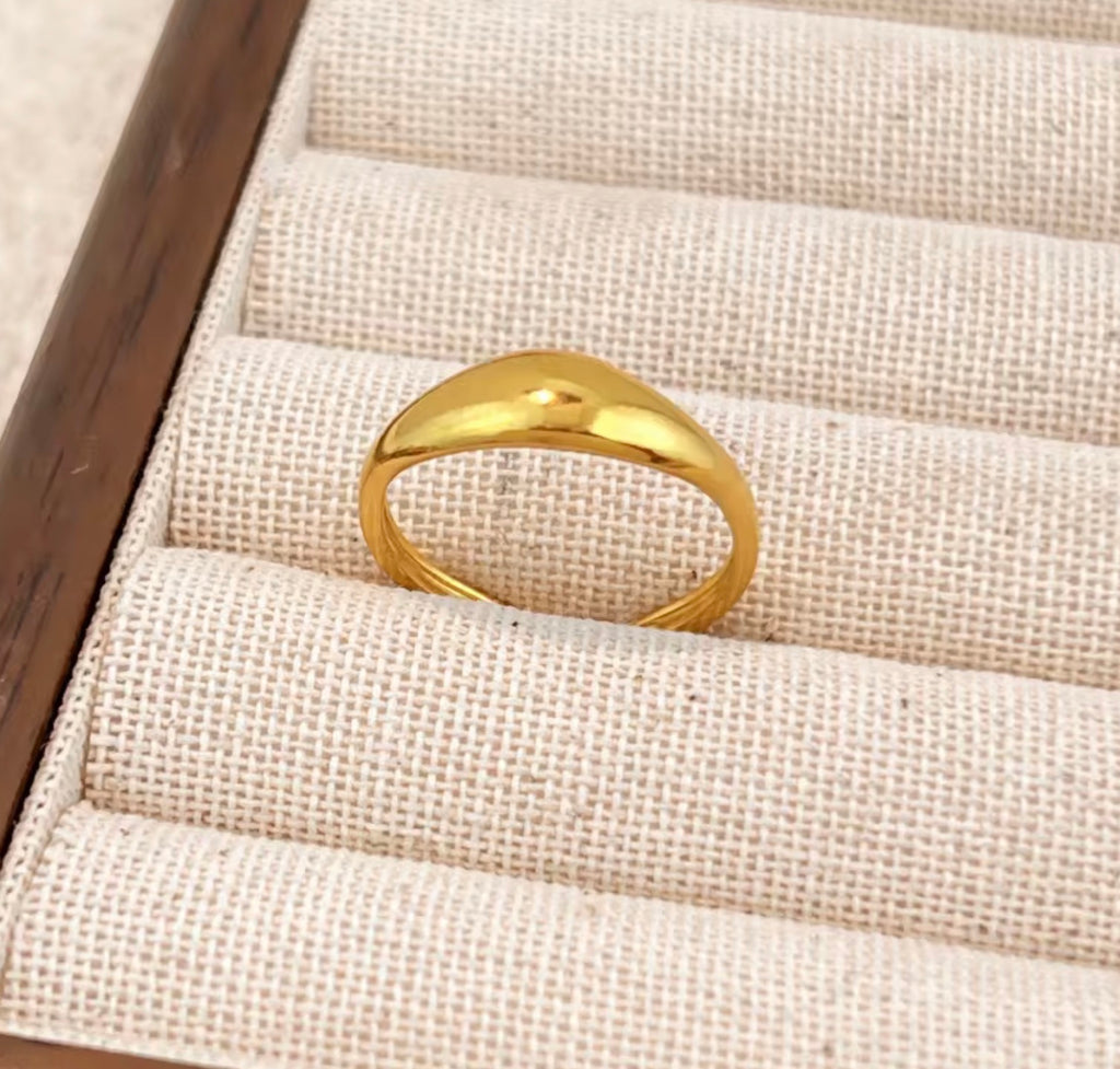 Assorted 3-Piece Gold Ring Set – Tarnish-Free