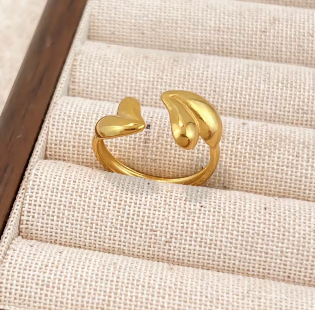Assorted 3-Piece Gold Ring Set – Tarnish-Free