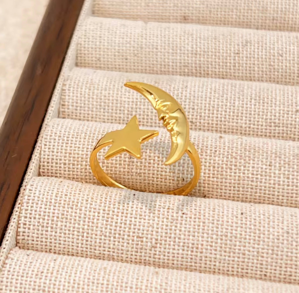 Assorted 3-Piece Gold Ring Set – Tarnish-Free