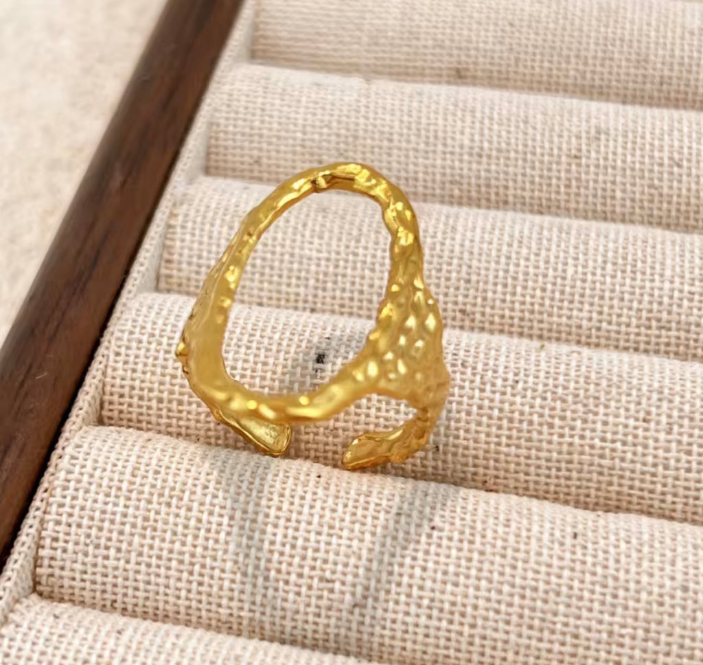 Assorted 3-Piece Gold Ring Set – Tarnish-Free