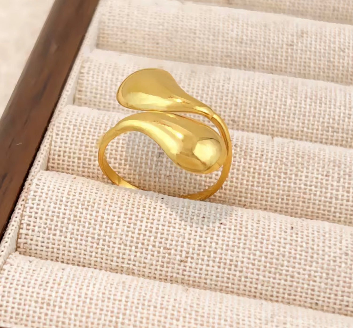 Assorted 3-Piece Gold Ring Set – Tarnish-Free