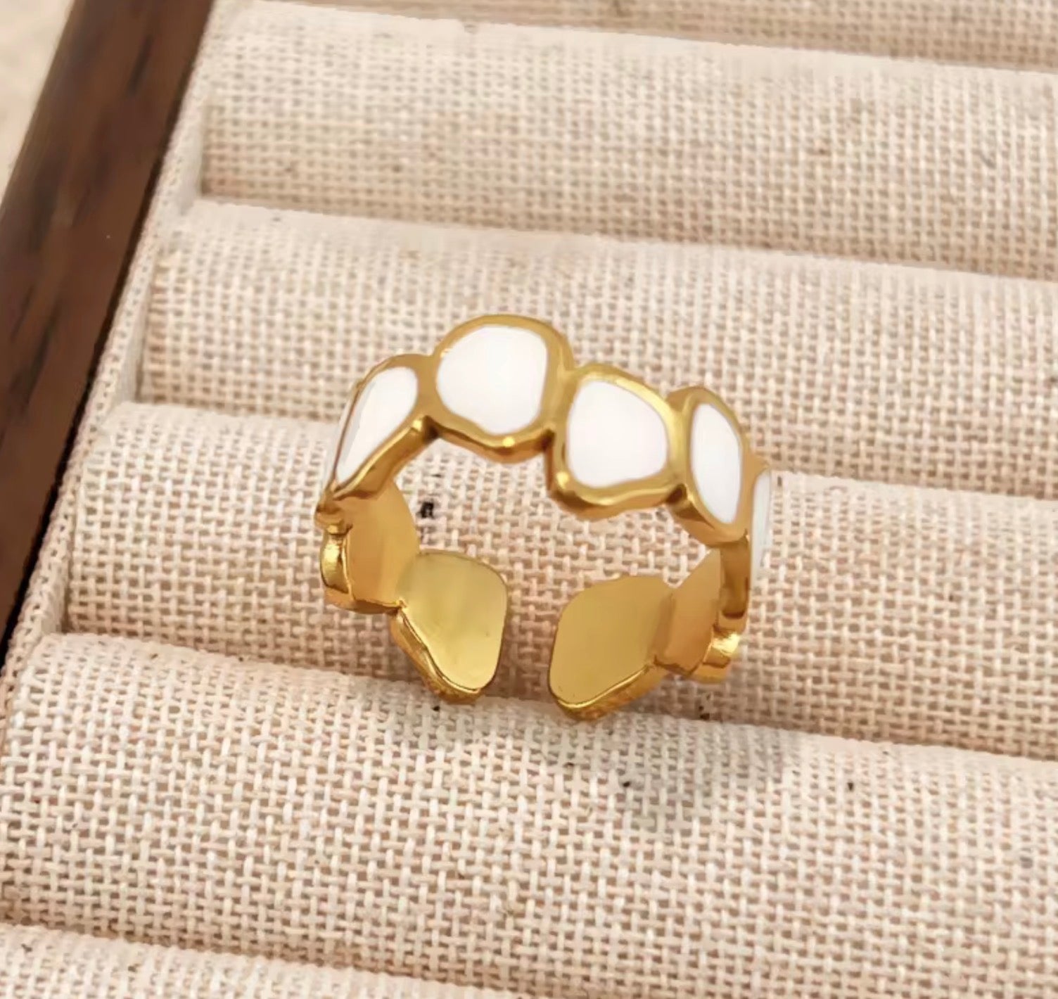 Assorted 3-Piece Gold Ring Set – Tarnish-Free