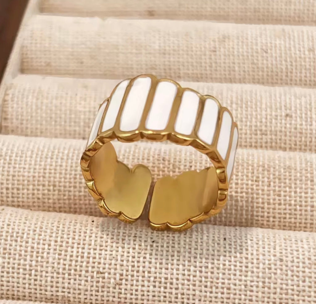Assorted 3-Piece Gold Ring Set – Tarnish-Free