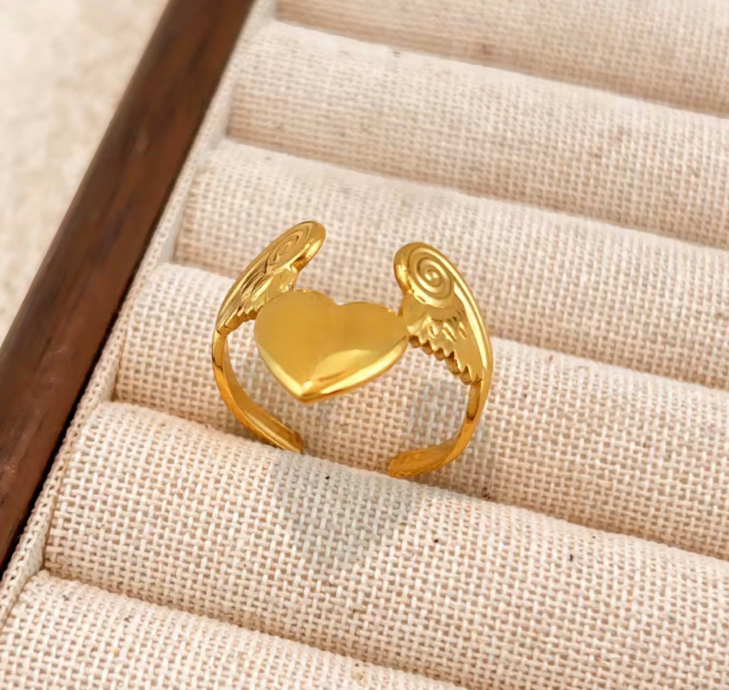 Assorted 3-Piece Gold Ring Set – Tarnish-Free