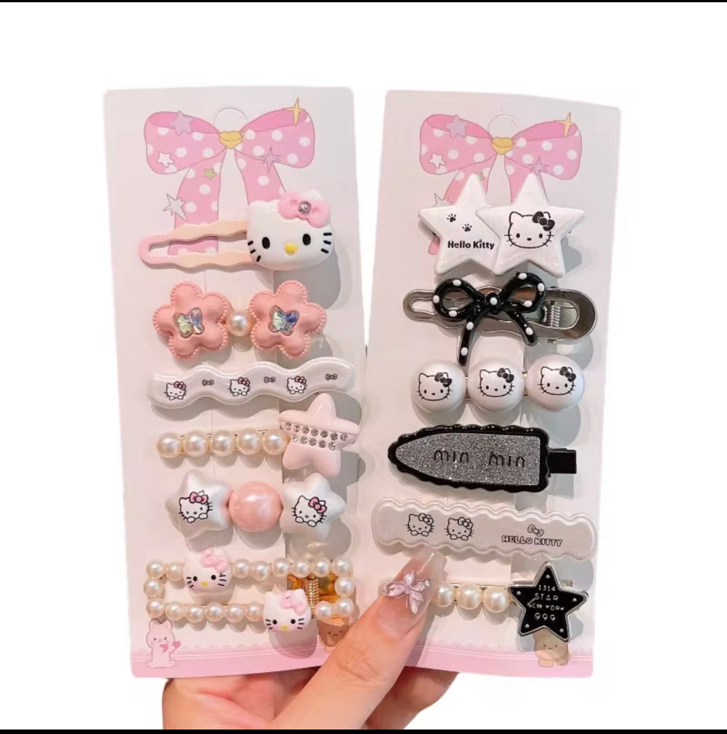 Cute Character Hair Accessories Gift Set
