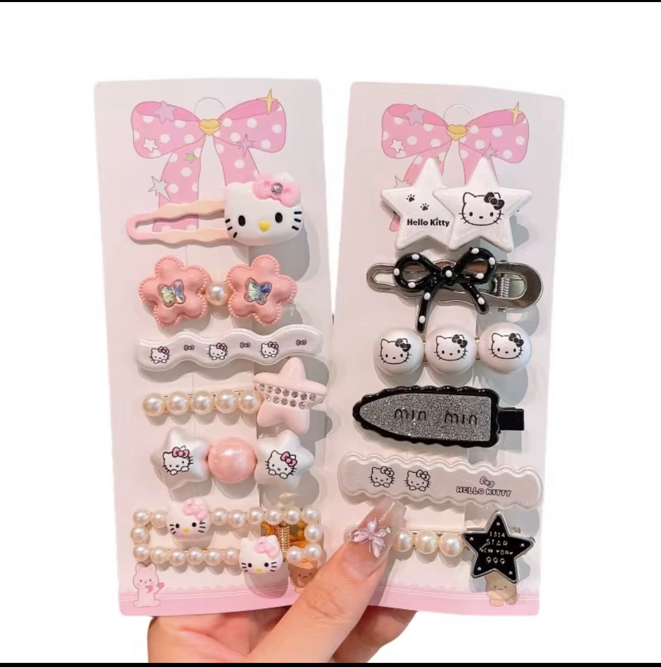 Cute Character Hair Accessories Gift Set