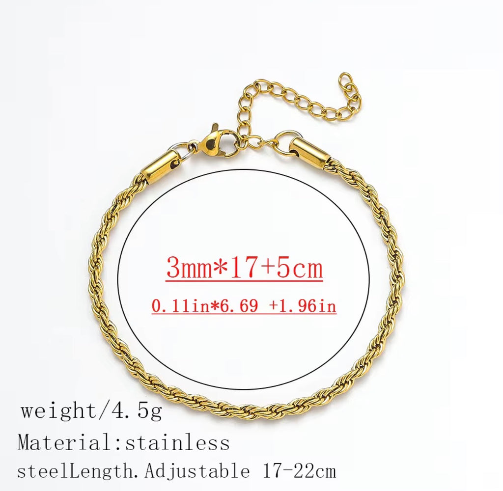 Tarnish-Free Gold Bracelet
