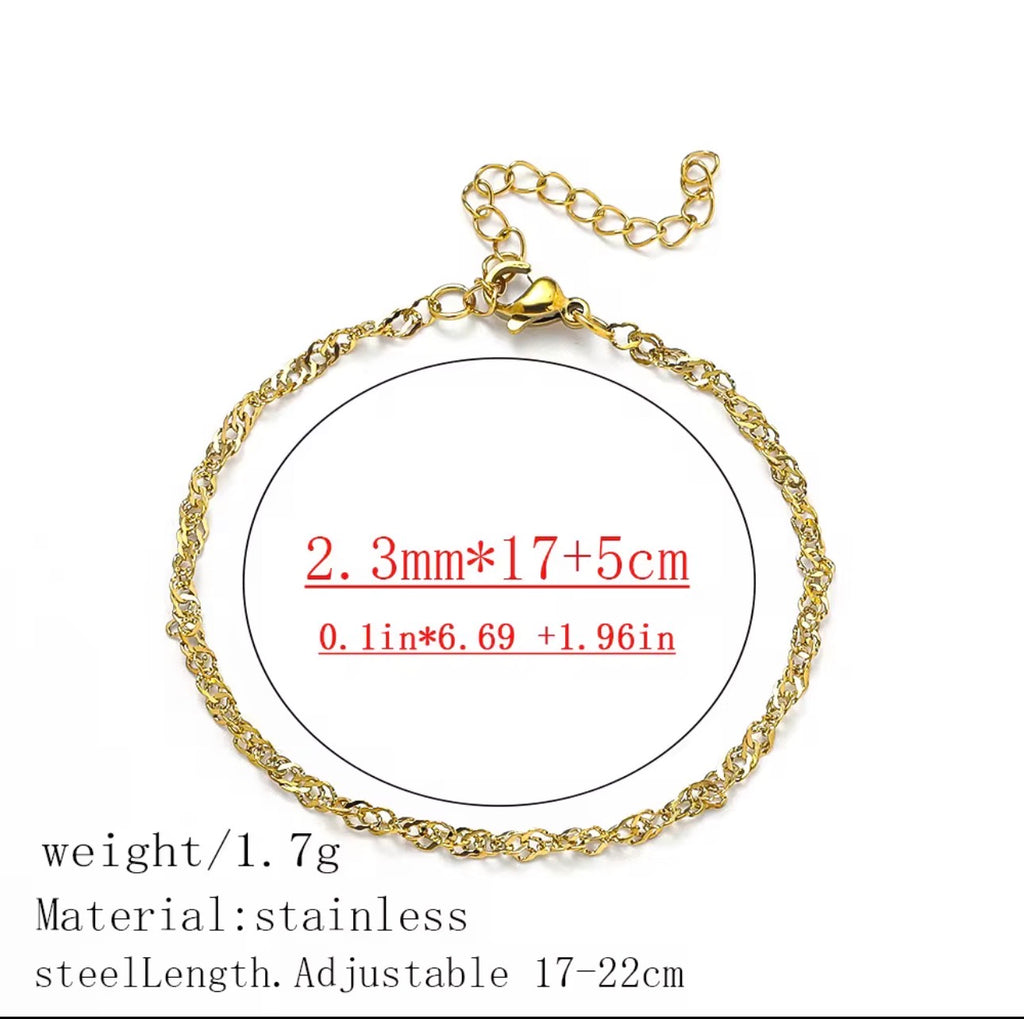 Tarnish-Free Gold Bracelet
