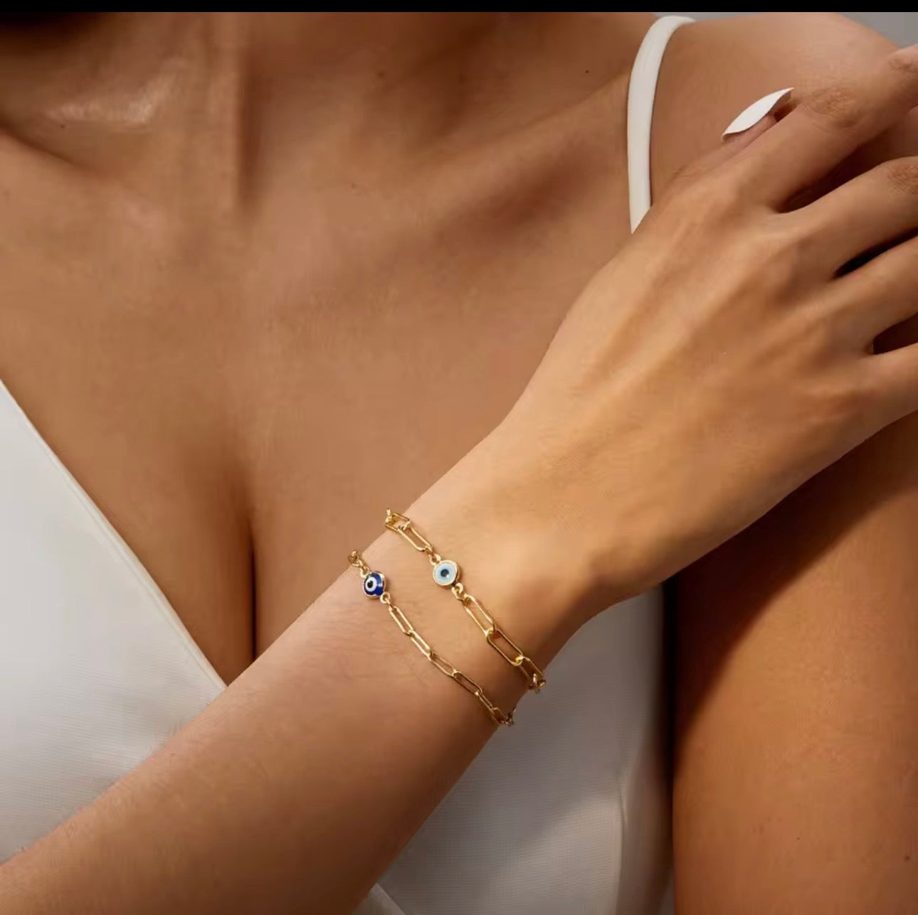 Evil Eye Bracelet Set of 2