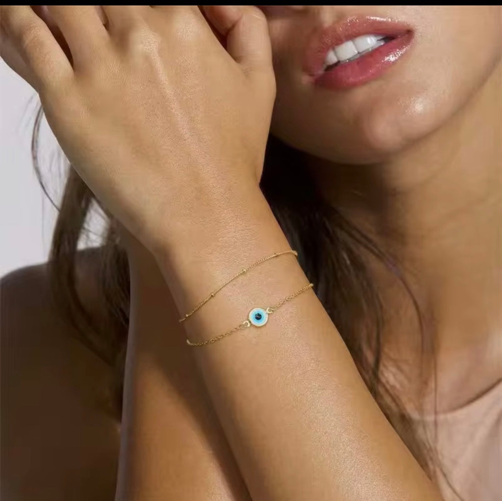 Evil Eye Bracelet Set of 2