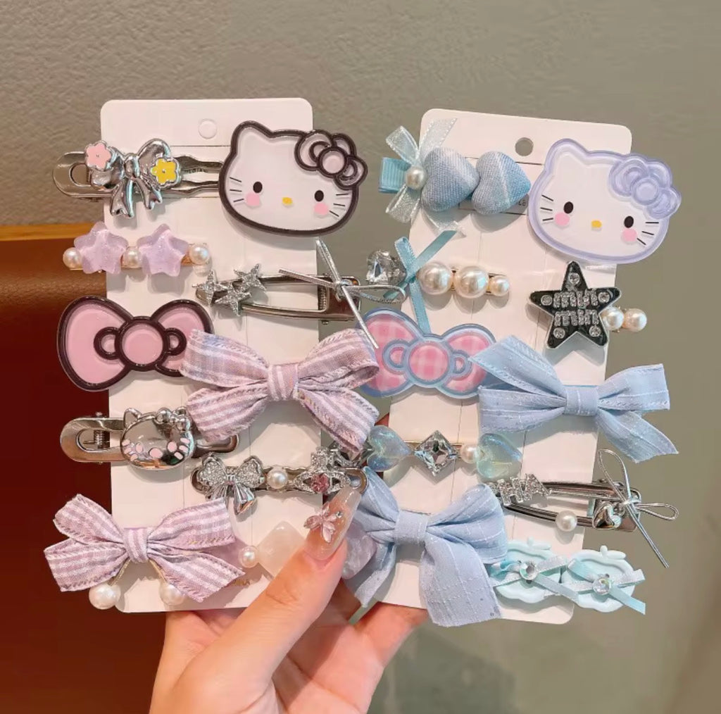Cute Character Hair Accessories Gift Set