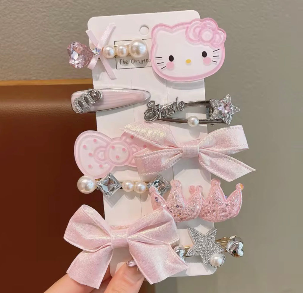 Cute Character Hair Accessories Gift Set