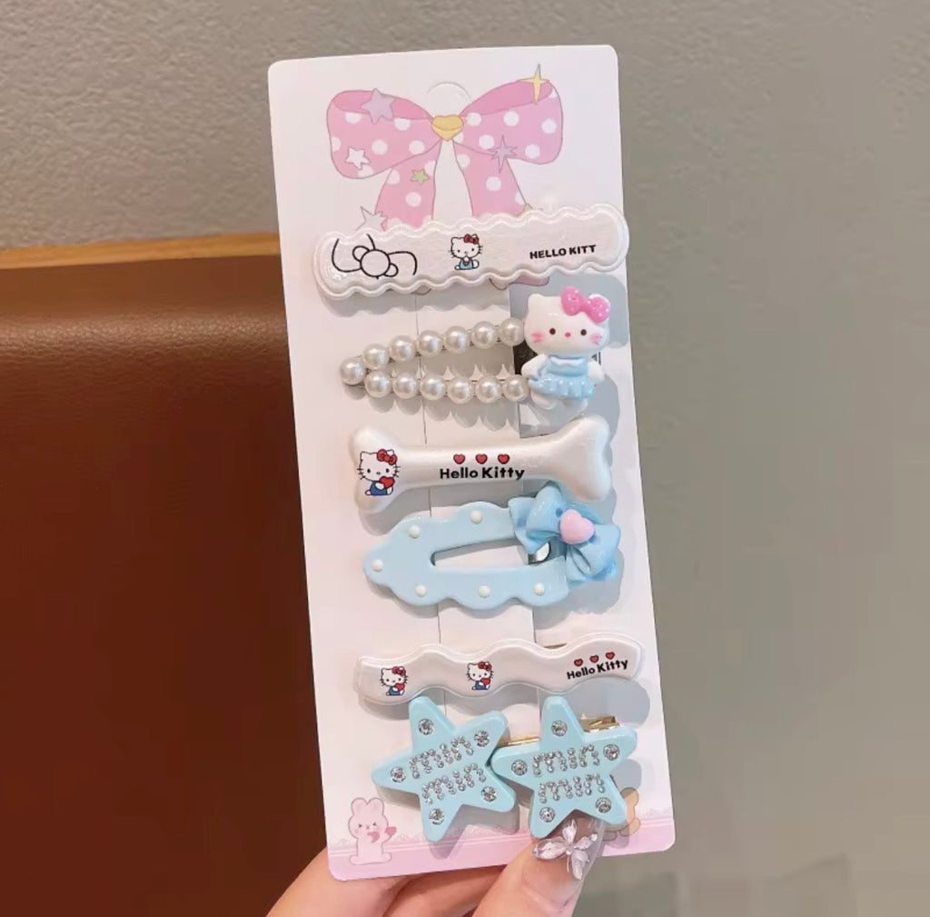 Cute Character Hair Accessories Gift Set