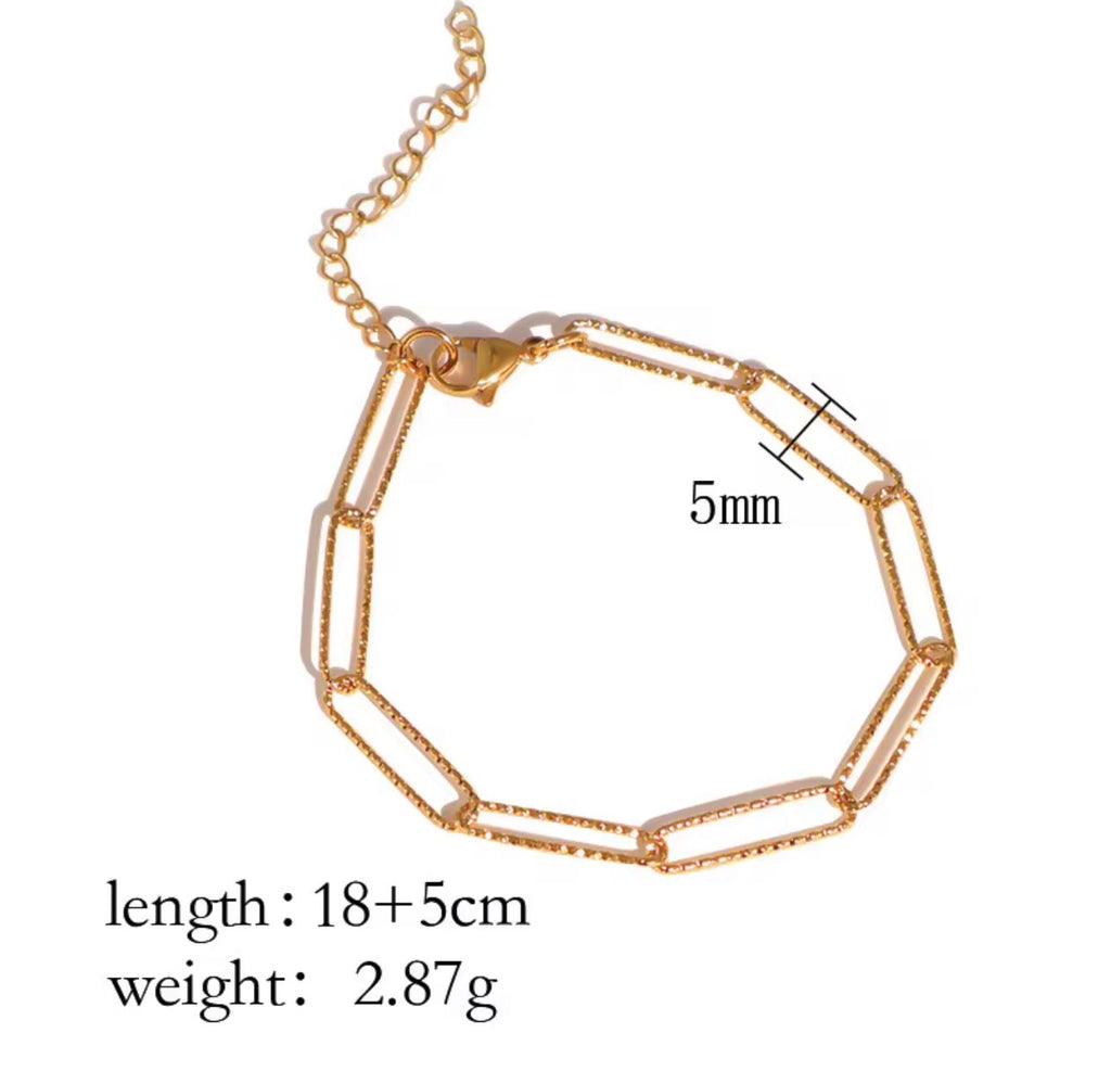 Stainless Steel Chain Bracelet | Tarnish-Free | Maison Noir by Mirl