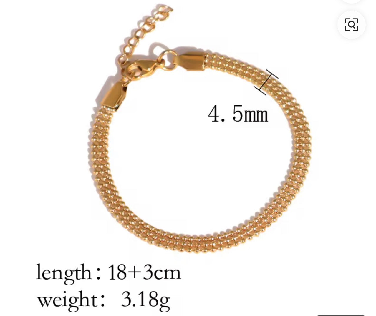 Stainless Steel Chain Bracelet | Tarnish-Free | Maison Noir by Mirl