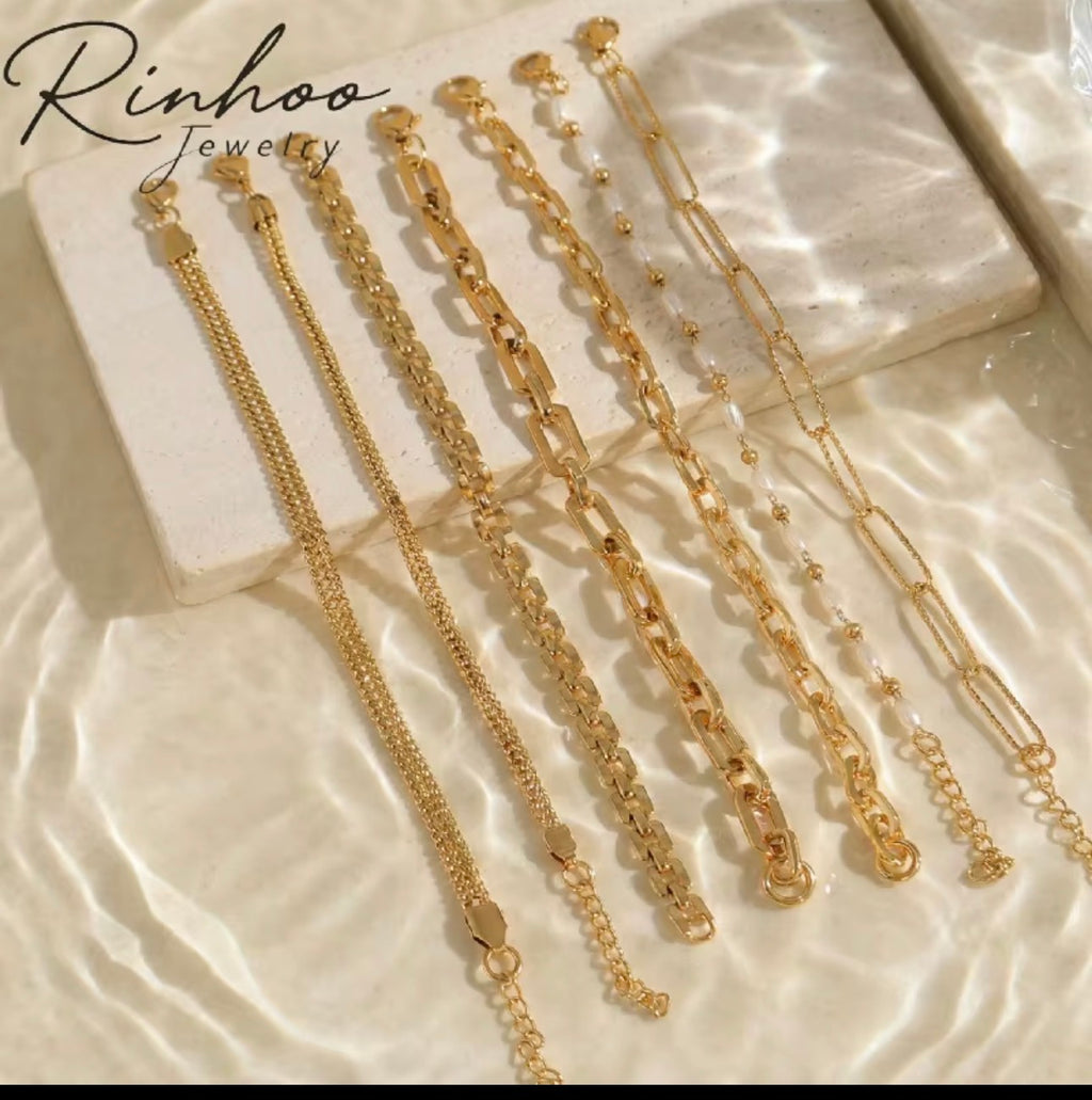 Stainless Steel Chain Bracelet | Tarnish-Free | Maison Noir by Mirl